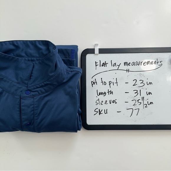 Peter Millar Polo Shirt Long Sleeve Mens XL Navy Performance Preppy Golf Polo - Picture 12 of 12